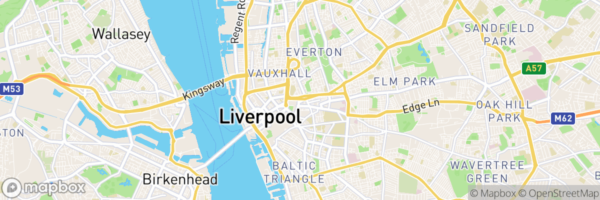 Liverpool, England map