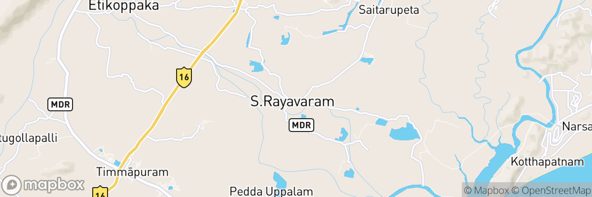 S. Rayavaram, Andhra Pradesh map