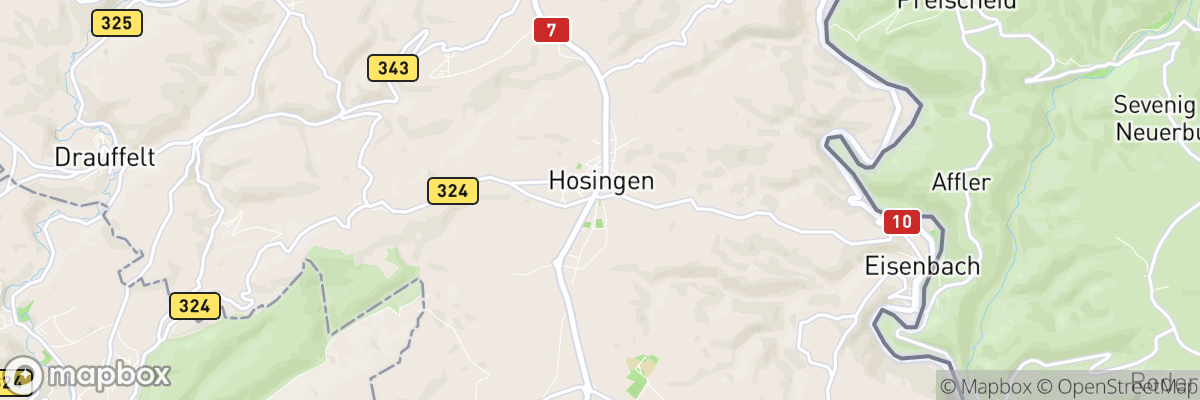 Hosingen, Clervaux map