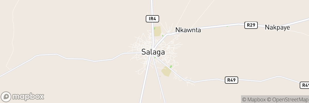 Salaga, Savannah map