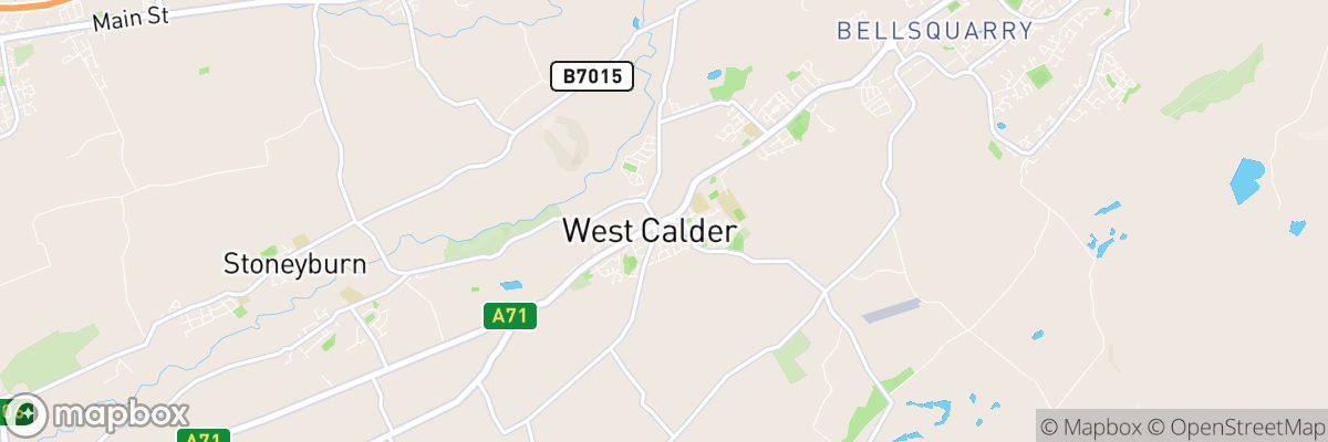 West Calder, Scotland map