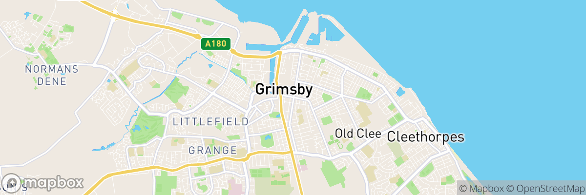 Grimsby, England map