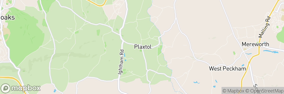 Plaxtol, England map