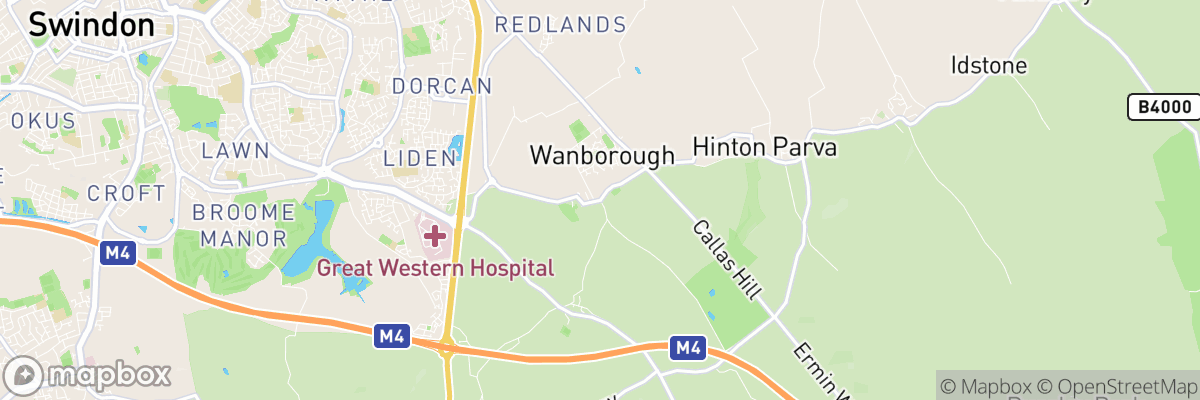 Wanborough, England map