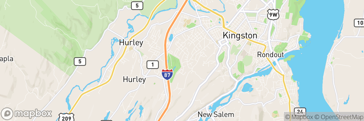 Hillside, New York map