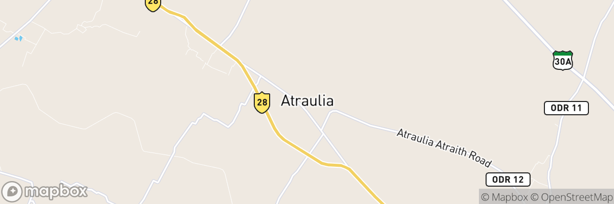 Atraulia, Uttar Pradesh map