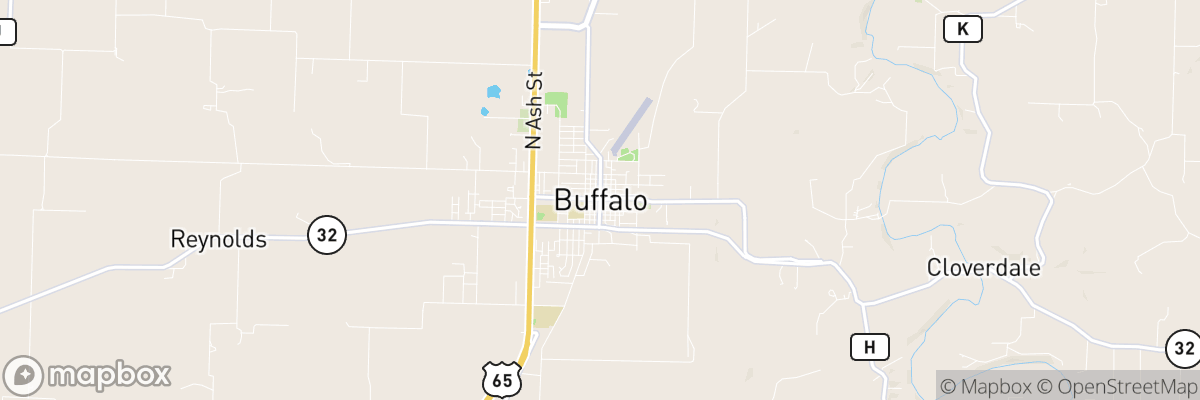 Buffalo, Missouri map