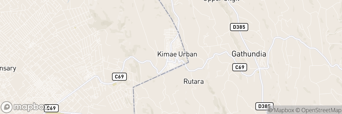 Dundori, Nakuru map