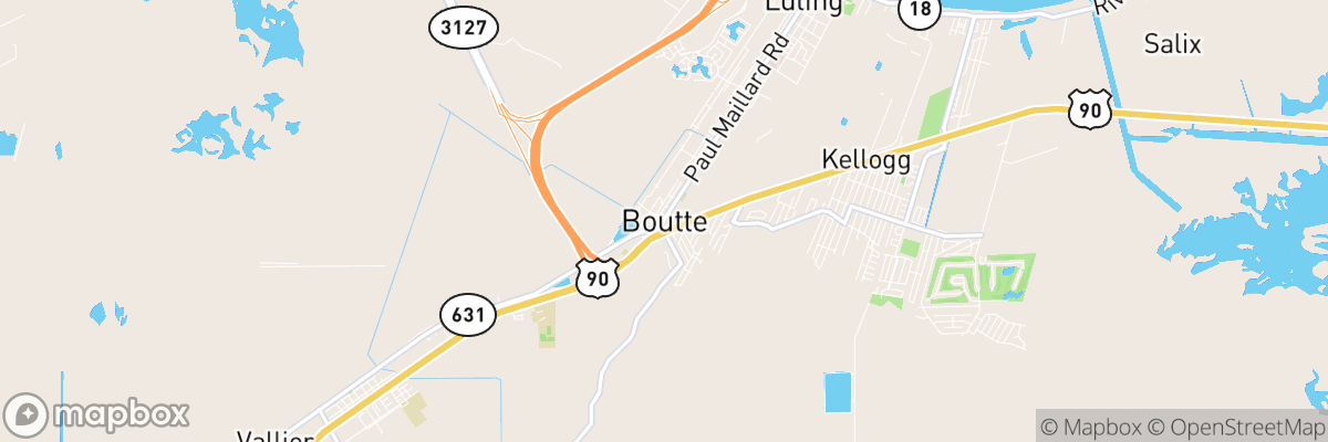 Boutte, Louisiana map