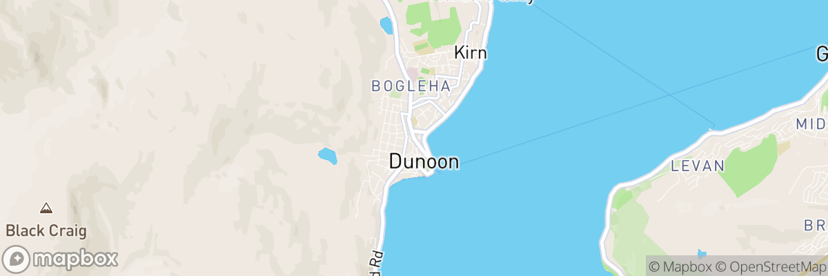 Dunoon, Scotland map