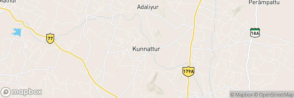 Kunnattūr, Tamil Nādu map