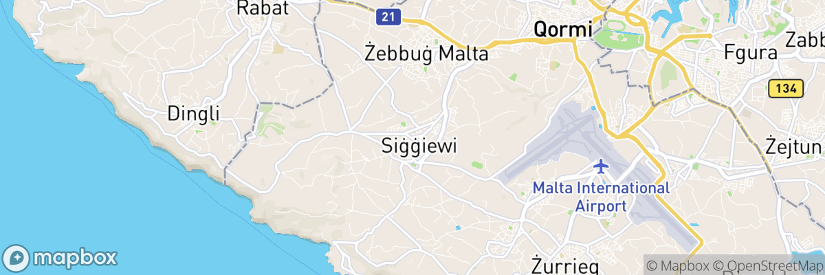 Siġġiewi, Is-Siġġiewi map