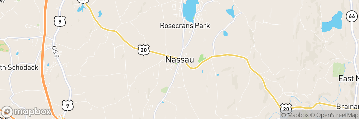 Nassau, New York map