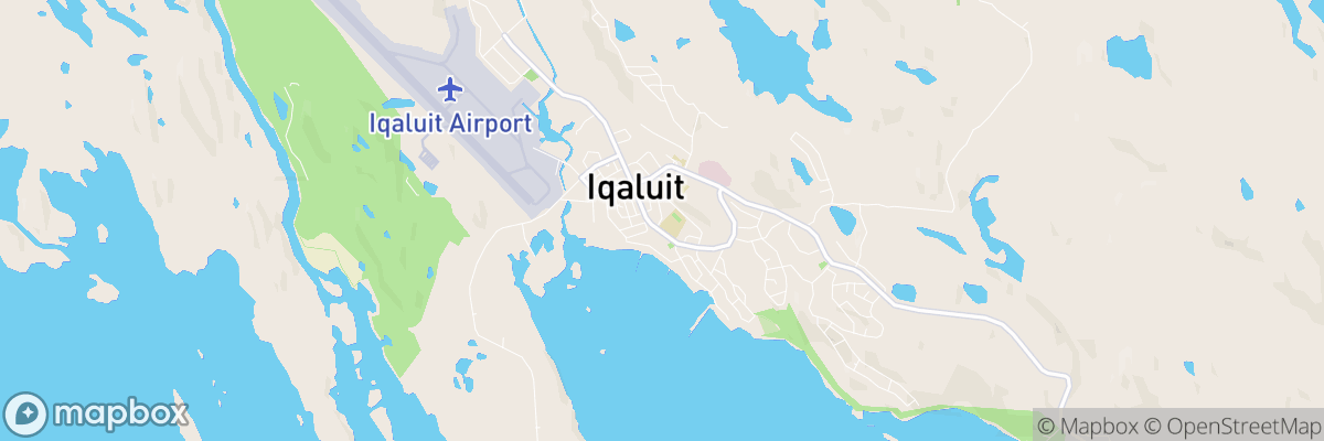 Iqaluit, Nunavut map