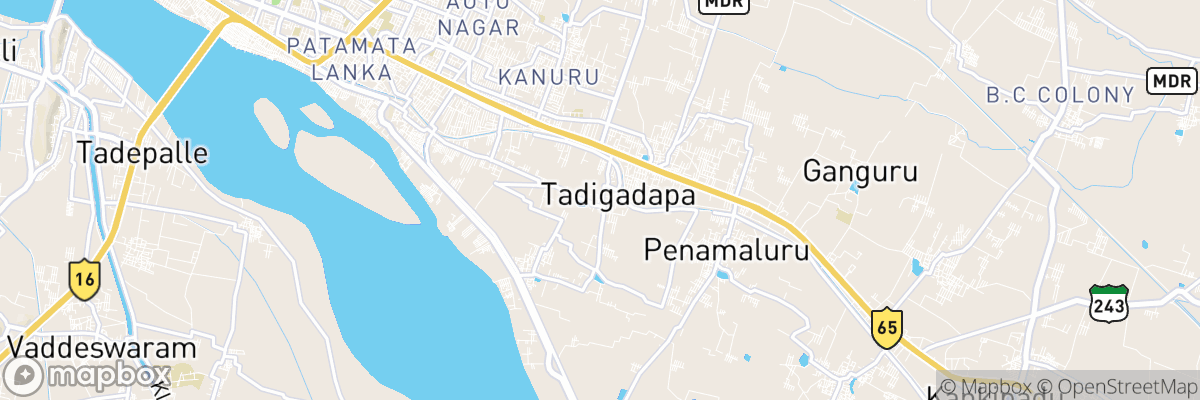 Tādigadapa, Andhra Pradesh map