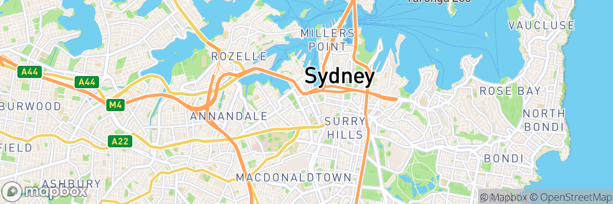 Ultimo, New South Wales map