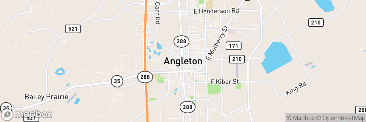 Angleton, Texas map