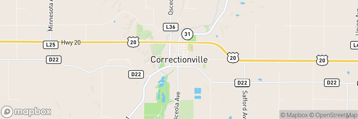 Correctionville, Iowa map