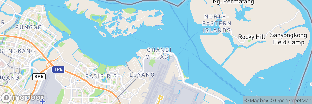 Changi Village map