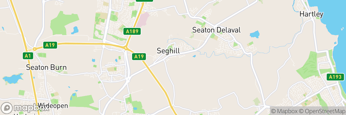 Seghill, England map