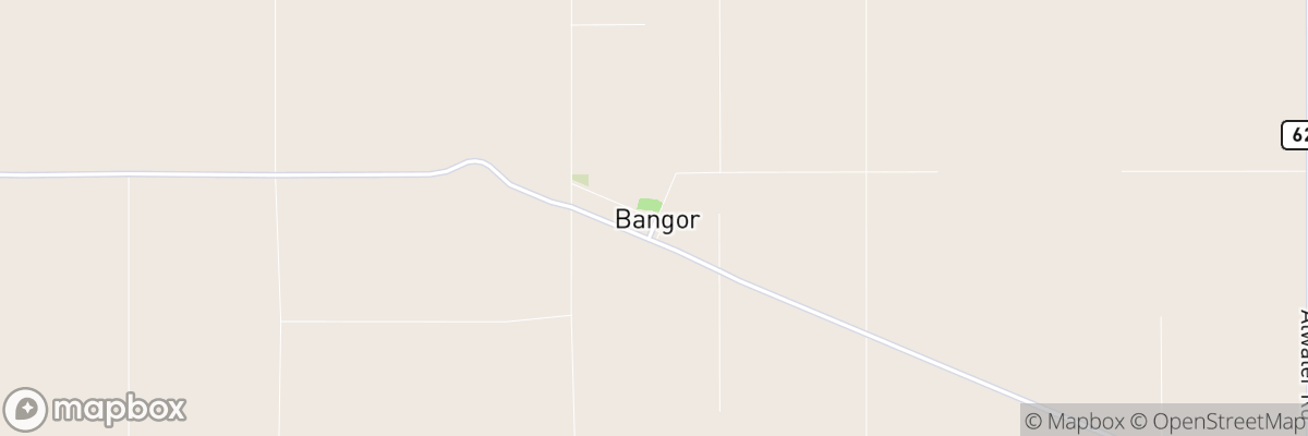 Bangor, Saskatchewan map