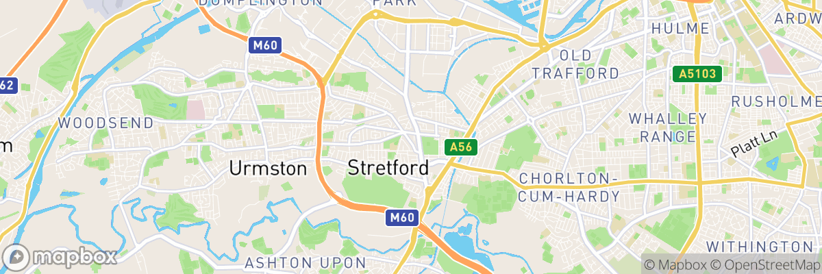 Stretford, England map