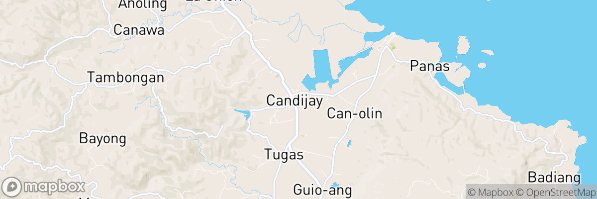 Candijay, Central Visayas map