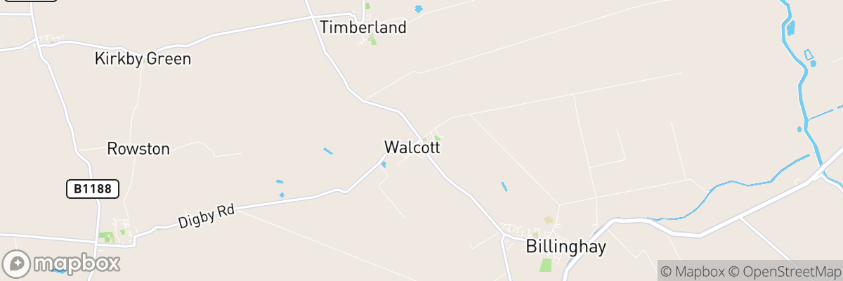 Walcott, England map