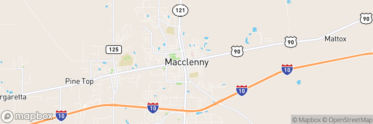 Macclenny, Florida map