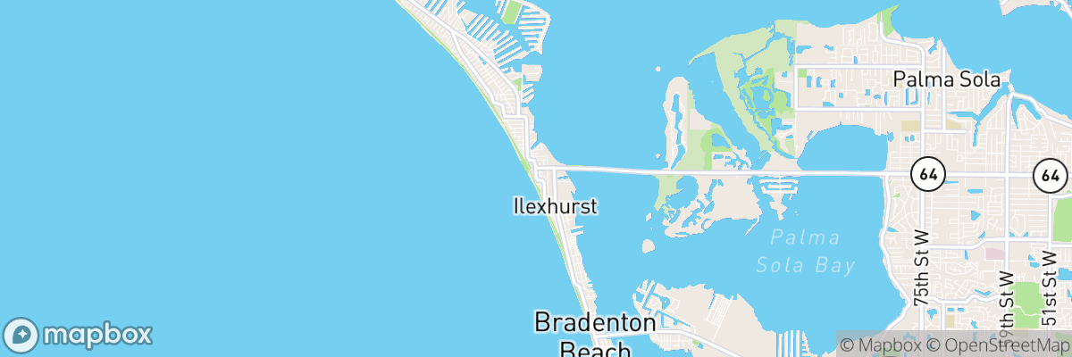 Holmes Beach, Florida map