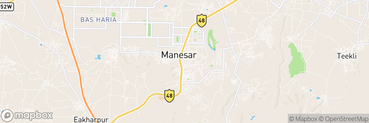 Mānesar, Haryāna map