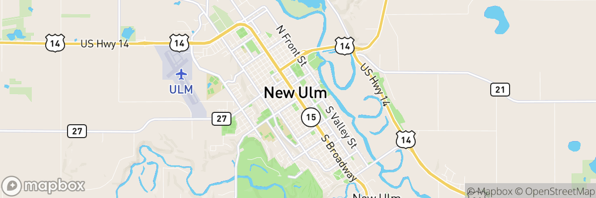 New Ulm, Minnesota map