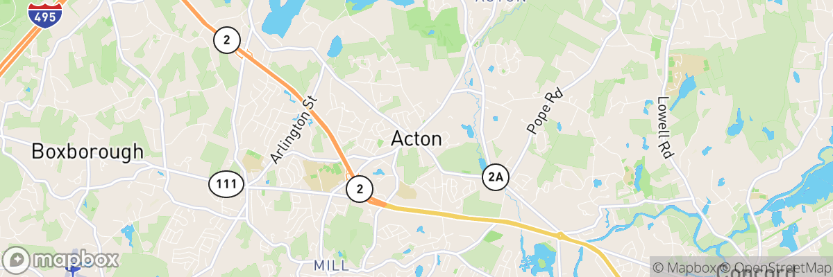 Acton, Massachusetts map