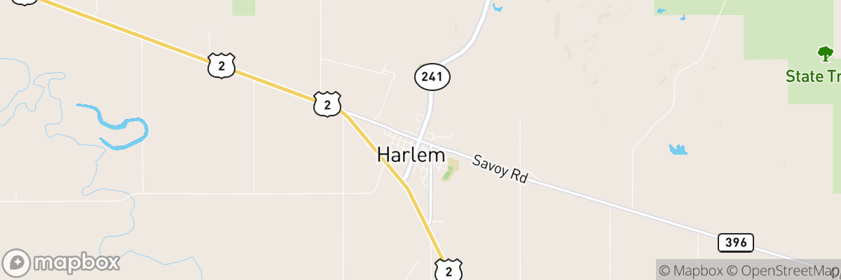 Harlem, Montana map