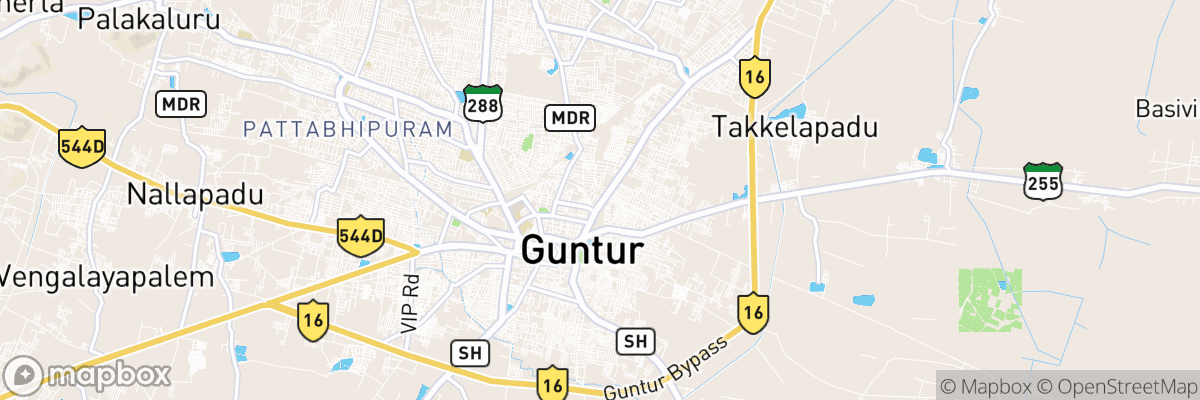 Guntur, Andhra Pradesh map