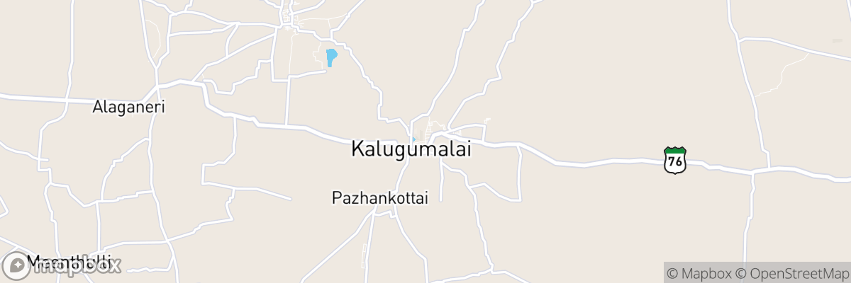 Kalugumalai, Tamil Nādu map