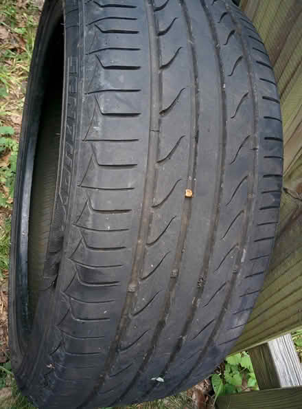 Photo of free 205/40 ZR17 M+S UHP tire still good (Charlottesville near chs) #4