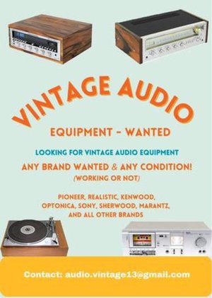 Photo of vintage audio equipment (Rolling Hills Estates)
