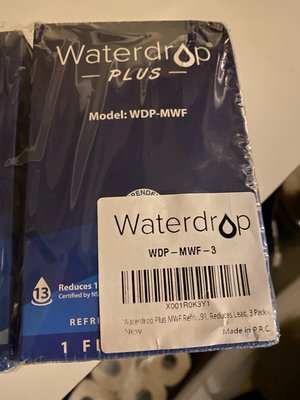 Photo of free Refrigerator Water Filter WDP - MWF (Lansdowne)