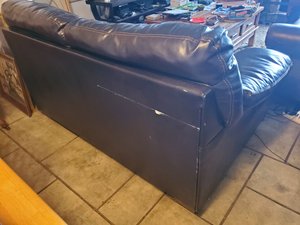 Photo of free Pair of Black Couches (Near the Walmart Supercenter)