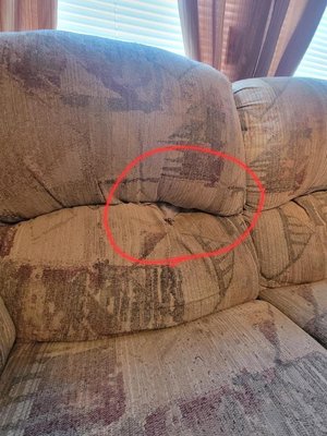Photo of free Double End-Cliner Couch (Rendon)