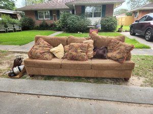 Photo of free Large couch (1404 Francis Avenue)