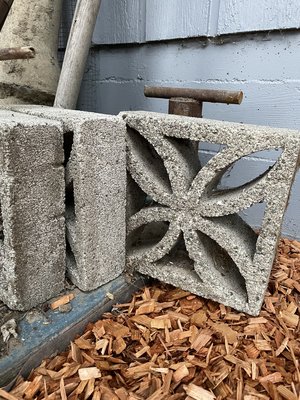 Photo of free 3 cement stepping squares (Lake Forest Park)