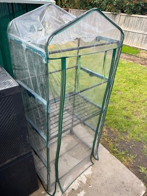 Photo of free Mini greenhouse/ plant shelves (Staines TW18)