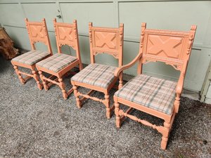 Photo of free Vintage wooden chairs (Arboretum)