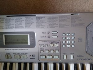 Photo of free Casio piano keyboard with stand (Broken Cross SK10)