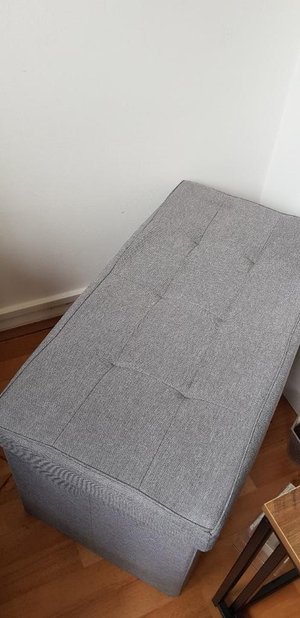 Photo of free Grey fabric storage unit (Canning Town, E16)