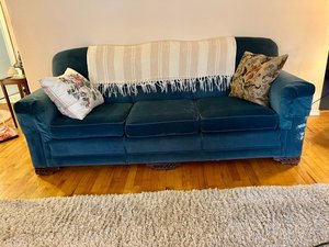 Photo of free Sturdy vintage sofa (Ballinger)