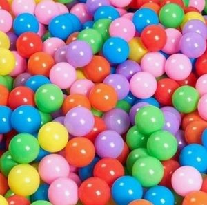 Photo of ballpit balls (By highschool)