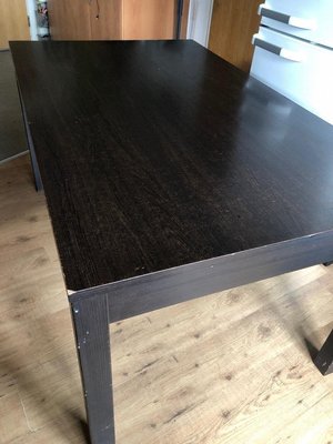 Photo of free Dark wood dining table (Goldthorn Hill WV2)